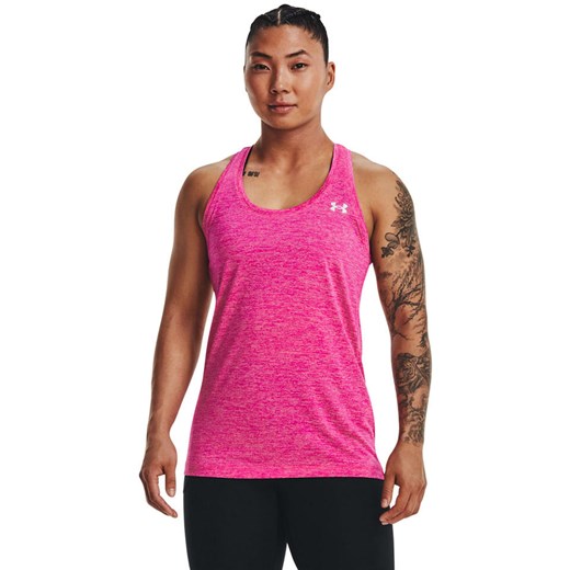 Under Armour Top sportowy "Tech" w kolorze różowym Under Armour S Limango Polska promocyjna cena