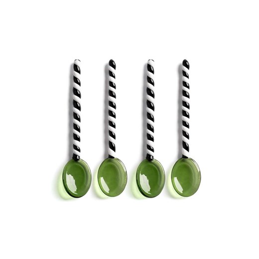 &amp;k amsterdam zestaw łyżeczek Spoon Duet Green 4-pack ze sklepu ANSWEAR.com w kategorii Sztućce - zdjęcie 170534815