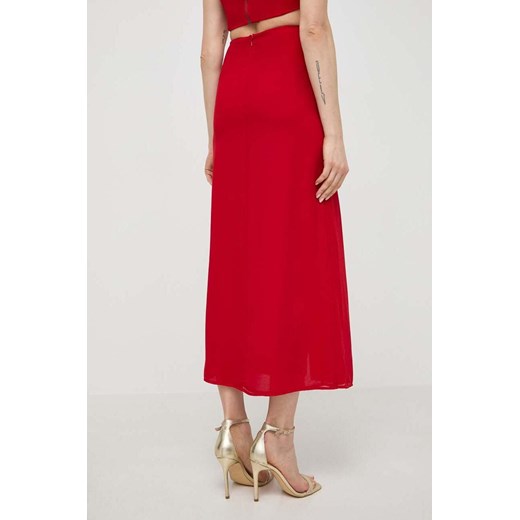Spódnica BARDOT elegancka czerwona na wiosnę 