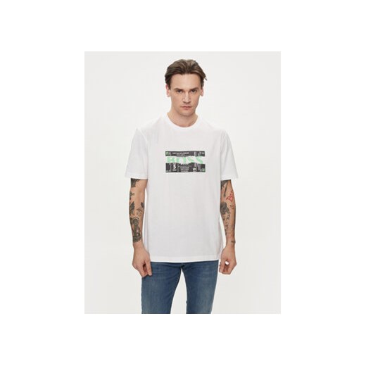 Boss T-Shirt Bossticket 50515829 Biały Regular Fit ze sklepu MODIVO w kategorii T-shirty męskie - zdjęcie 170543887