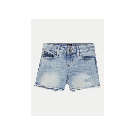 Gap Szorty jeansowe 603115-00 Niebieski Regular Fit ze sklepu MODIVO w kategorii Spodenki dziewczęce - zdjęcie 170543959