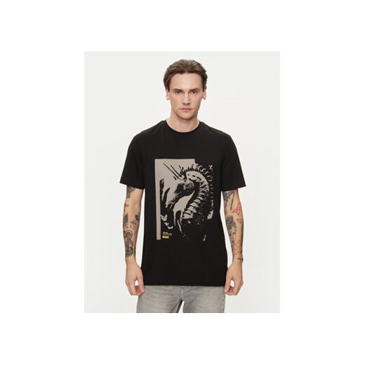 Boss T-Shirt Te_Sea_Horse 50515626 Czarny Regular Fit ze sklepu MODIVO w kategorii T-shirty męskie - zdjęcie 170544065