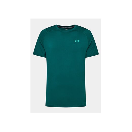 Under Armour Koszulka techniczna Ua Hg Armour Ftd Graphic Ss 1383320-449 Zielony Under Armour XL MODIVO