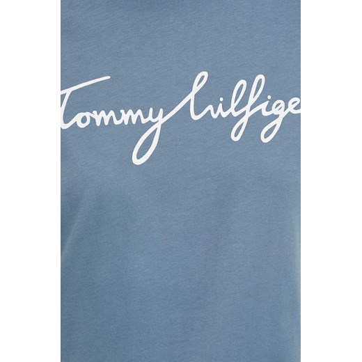 Tommy Hilfiger bluzka damska z okrągłym dekoltem z krótkim rękawem 