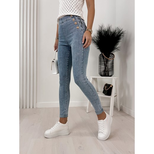 spodnie estelle jeansowe l/40 ze sklepu UBRA w kategorii Jeansy damskie - zdjęcie 170546708
