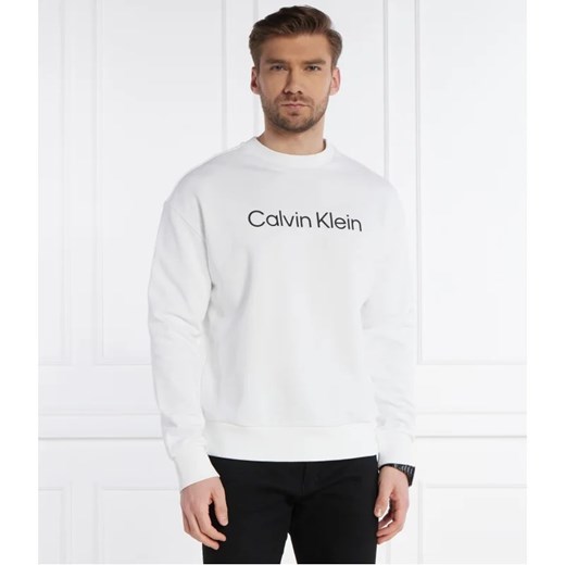 Bluza męska Calvin Klein biała jesienna 