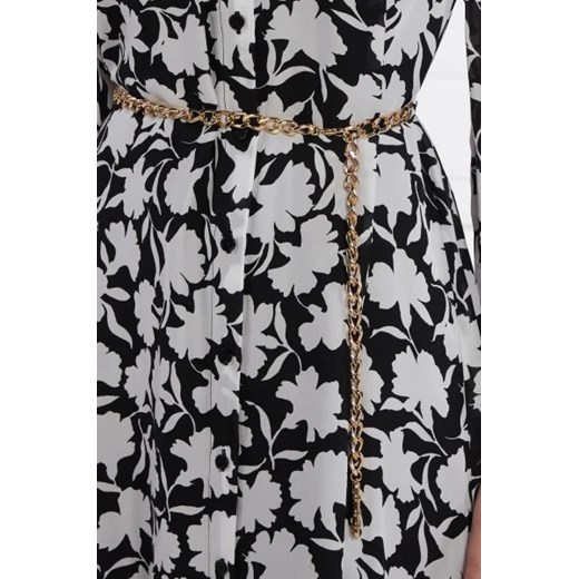 Michael Kors Sukienka z paskiem | z dodatkiem jedwabiu Michael Kors S okazja Gomez Fashion Store