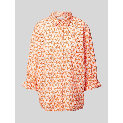 Bluzka we wzory na całej powierzchni ze sklepu Peek&Cloppenburg  w kategorii Koszule damskie - zdjęcie 170550568