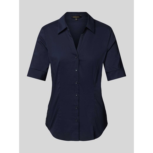 Bluzka w jednolitym kolorze ze sklepu Peek&Cloppenburg  w kategorii Koszule damskie - zdjęcie 170550685