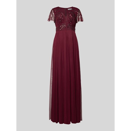 Sukienka wieczorowa z obszyciem cekinami ze sklepu Peek&Cloppenburg  w kategorii Sukienki - zdjęcie 170550926