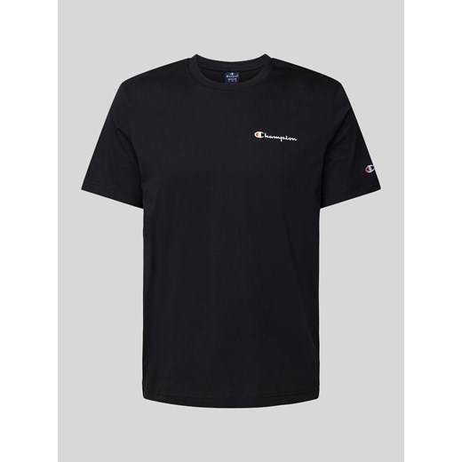 T-shirt z nadrukiem i naszywką z logo ze sklepu Peek&Cloppenburg  w kategorii T-shirty męskie - zdjęcie 170550995