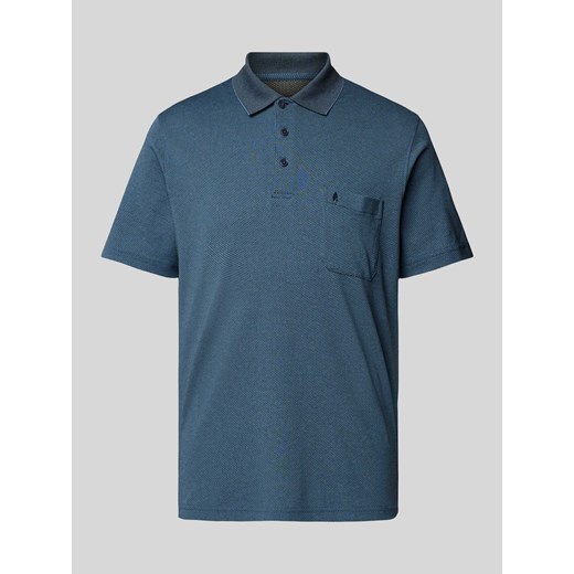 Koszulka polo o kroju regular fit ze wzorem na całej powierzchni ze sklepu Peek&Cloppenburg  w kategorii T-shirty męskie - zdjęcie 170551109