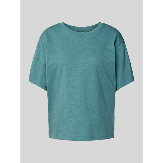 T-shirt w jednolitym kolorze ze sklepu Peek&Cloppenburg  w kategorii Bluzki damskie - zdjęcie 170551156