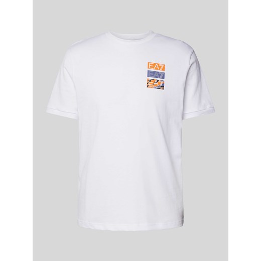 T-shirt z nadrukiem z logo ze sklepu Peek&Cloppenburg  w kategorii T-shirty męskie - zdjęcie 170551165