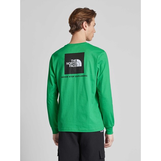 Bluzka z długim rękawem i nadrukiem z logo model ‘REDBOX’ The North Face XS Peek&Cloppenburg 