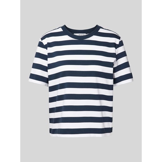 T-shirt ze wzorem w paski model ‘ESSENTIAL’ ze sklepu Peek&Cloppenburg  w kategorii Bluzki damskie - zdjęcie 170551428