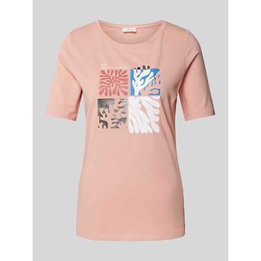T-shirt z okrągłym dekoltem model ‘Wechsel’ ze sklepu Peek&Cloppenburg  w kategorii Bluzki damskie - zdjęcie 170551586