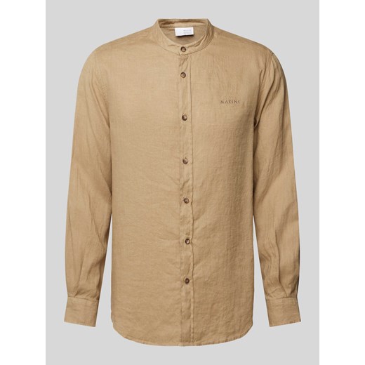 Koszula casualowa o kroju slim fit z lnu model 'Altona' ze sklepu Peek&Cloppenburg  w kategorii Koszule męskie - zdjęcie 170551656