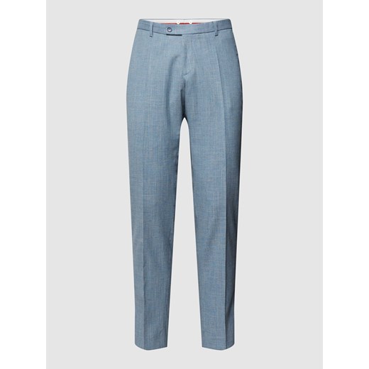 Spodnie do garnituru o kroju slim fit z efektem melanżowym model ‘Paco’ ze sklepu Peek&Cloppenburg  w kategorii Spodnie męskie - zdjęcie 170551739
