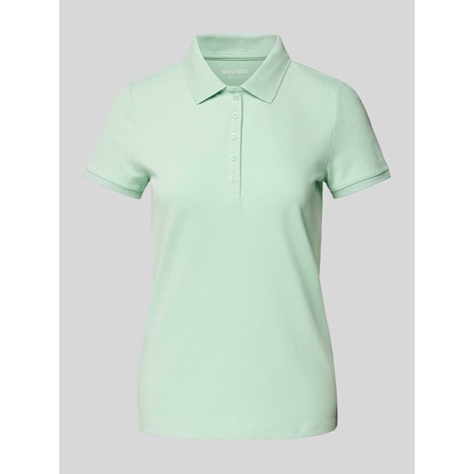 Koszulka polo o kroju regular fit w jednolitym kolorze ze sklepu Peek&Cloppenburg  w kategorii Bluzki damskie - zdjęcie 170552088