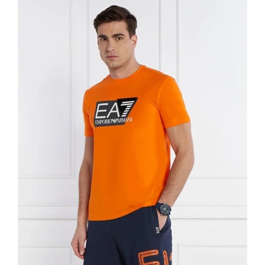 EA7 T-shirt | Regular Fit ze sklepu Gomez Fashion Store w kategorii T-shirty męskie - zdjęcie 170552967