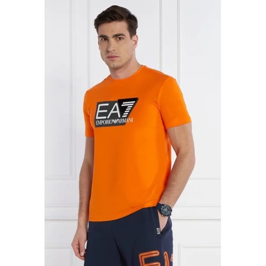 Emporio Armani t-shirt męski bawełniany z krótkim rękawem