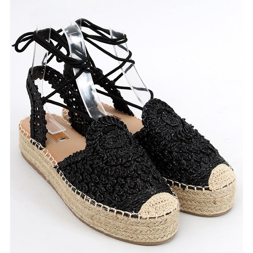 Espadryle damskie Kalista Black czarne 37 ButyModne.pl