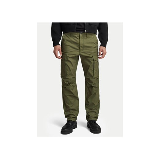 G-Star Raw Spodnie materiałowe Core D24309-D387 Zielony Tapered Fit ze sklepu MODIVO w kategorii Spodnie męskie - zdjęcie 170553895