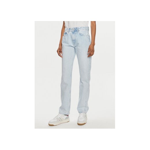 Pepe Jeans Jeansy PL204592 Niebieski Straight Fit ze sklepu MODIVO w kategorii Jeansy damskie - zdjęcie 170553898