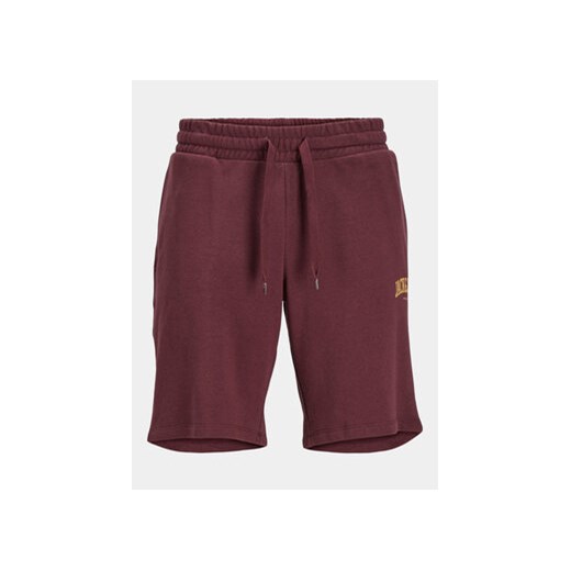 Jack&Jones Szorty sportowe Josh 12248833 Bordowy Comfort Fit M MODIVO