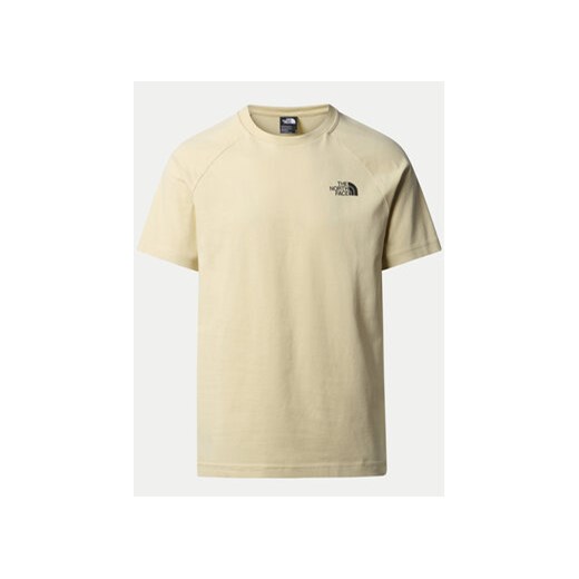 The North Face T-Shirt NF0A87NU Beżowy Regular Fit The North Face XL MODIVO