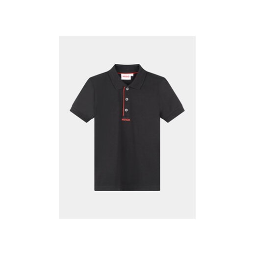 Hugo Polo G00015 S Czarny Regular Fit ze sklepu MODIVO w kategorii T-shirty chłopięce - zdjęcie 170554065