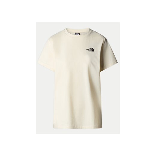 The North Face T-Shirt Redbox NF0A87NK Écru Relaxed Fit The North Face XL MODIVO