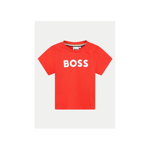 Boss T-Shirt J50601 M Czerwony Regular Fit ze sklepu MODIVO w kategorii Bluzki dziewczęce - zdjęcie 170554148