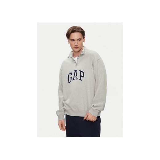 Gap Bluza 856257 Szary Oversize ze sklepu MODIVO w kategorii Bluzy męskie - zdjęcie 170554156