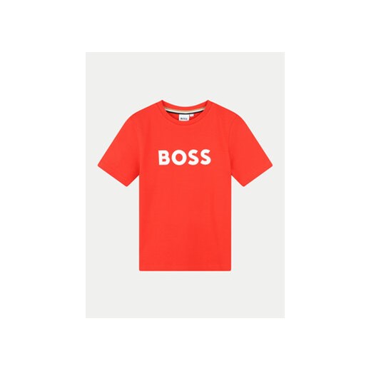 Boss T-Shirt J50718 D Czerwony Regular Fit ze sklepu MODIVO w kategorii T-shirty chłopięce - zdjęcie 170554246