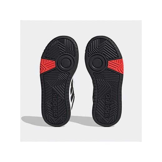 adidas Sneakersy &quot;Hoops 3&quot; w kolorze czarno-biało-czerwonym 29 wyprzedaż Limango Polska