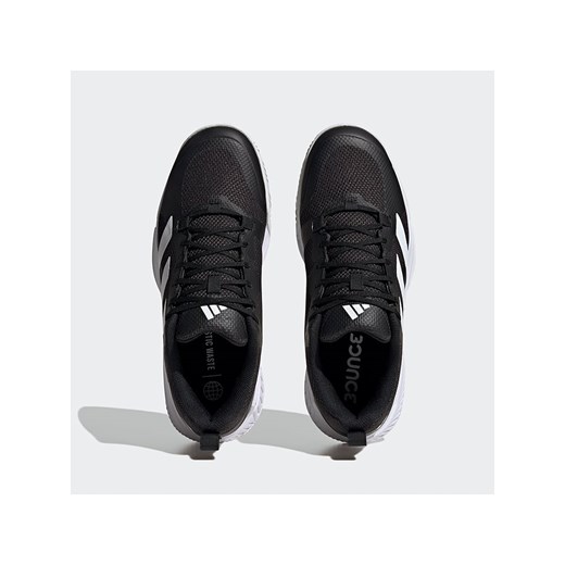 adidas Buty sportowe &quot;Court Team Bounce 2&quot; w kolorze czarno-białym 43 okazja Limango Polska