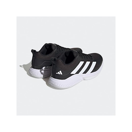 adidas Buty sportowe &quot;Court Team Bounce 2&quot; w kolorze czarno-białym 43 promocyjna cena Limango Polska