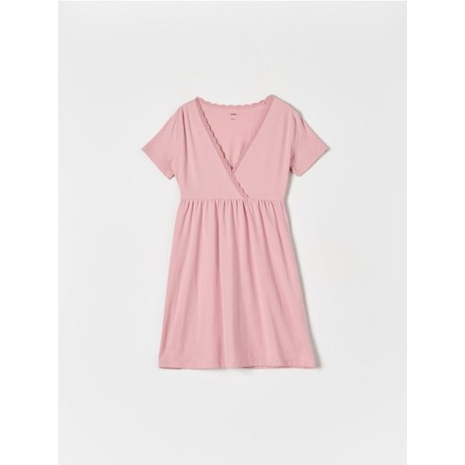 Sinsay - Koszula nocna MAMA - różowy ze sklepu Sinsay w kategorii Koszule nocne - zdjęcie 170555817