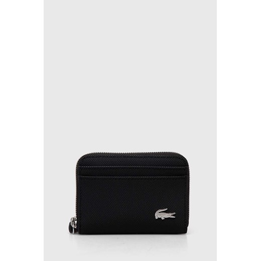 Lacoste portfel kolor czarny ze sklepu ANSWEAR.com w kategorii Portfele damskie - zdjęcie 170555937
