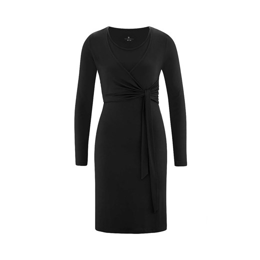 Sukienka damska z długim rękawem, do karmienia, czarna, Bellybutton ze sklepu 5.10.15 w kategorii Sukienki ciążowe - zdjęcie 170556017