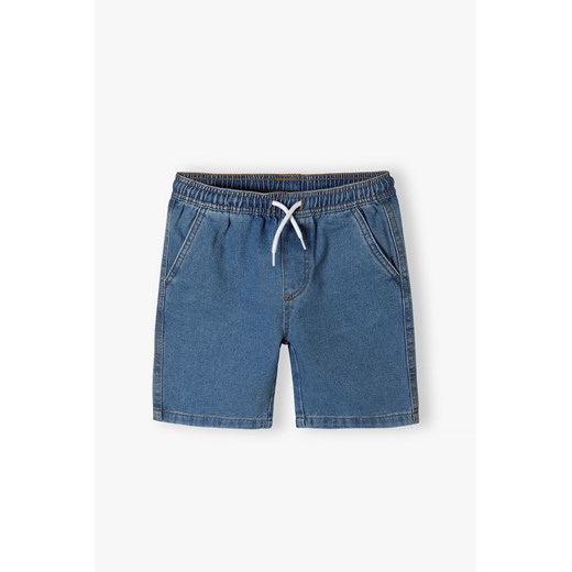 Krótkie spodenki jeansowe dla chłopca ze sklepu 5.10.15 w kategorii Spodenki chłopięce - zdjęcie 170556028