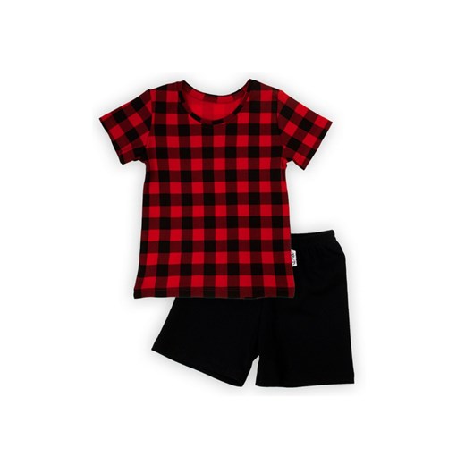 Komplet chłopięcy t-shirt i spodenki czarny ze sklepu 5.10.15 w kategorii Piżamy dziecięce - zdjęcie 170556289