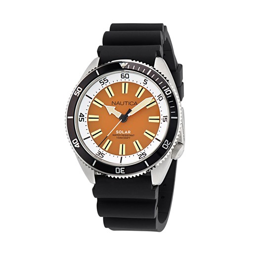 Zegarek Nautica NAPNVS402 Orange/Black ze sklepu eobuwie.pl w kategorii Zegarki - zdjęcie 170561417