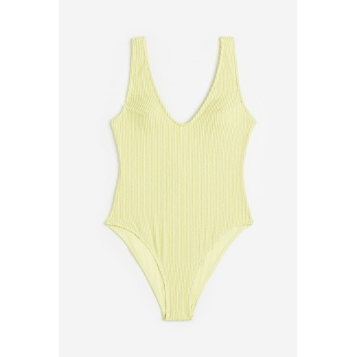 H & M - Kostium kąpielowy High Leg - Żółty ze sklepu H&M w kategorii Stroje kąpielowe - zdjęcie 170568706