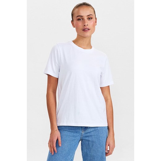 NÜMPH Koszulka w kolorze białym ze sklepu Limango Polska w kategorii Bluzki damskie - zdjęcie 170572129