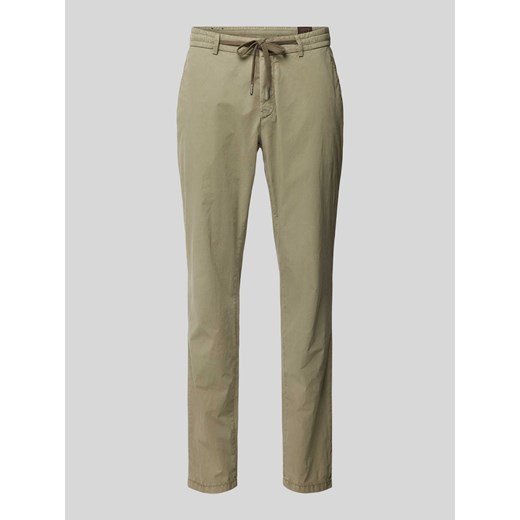 Spodnie o kroju slim fit w jednolitym kolorze model ‘TAIKAN’ ze sklepu Peek&Cloppenburg  w kategorii Spodnie męskie - zdjęcie 170573987