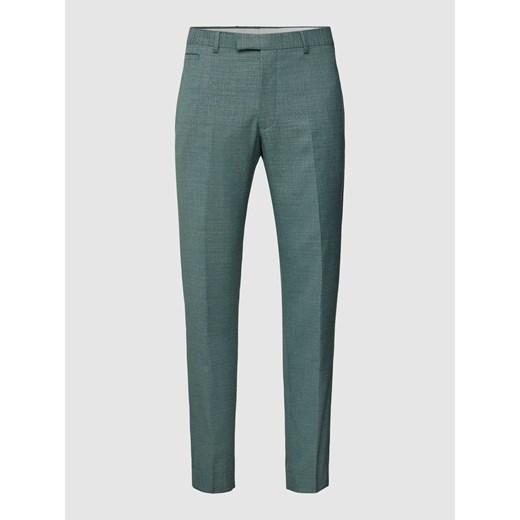 Spodnie do garnituru o kroju slim fit w kant ze sklepu Peek&Cloppenburg  w kategorii Spodnie męskie - zdjęcie 170574117