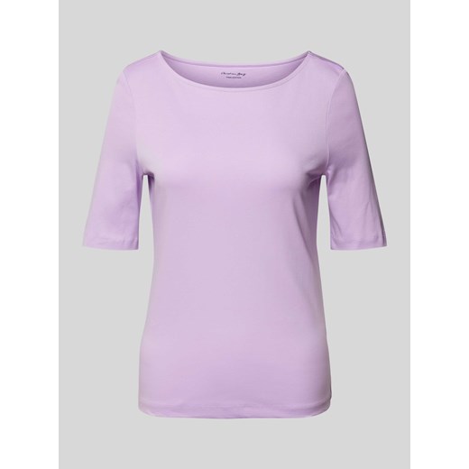 T-shirt w jednolitym kolorze ze sklepu Peek&Cloppenburg  w kategorii Bluzki damskie - zdjęcie 170574147